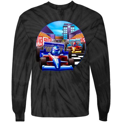 Let's Ride Racing Tie-Dye Long Sleeve Shirt