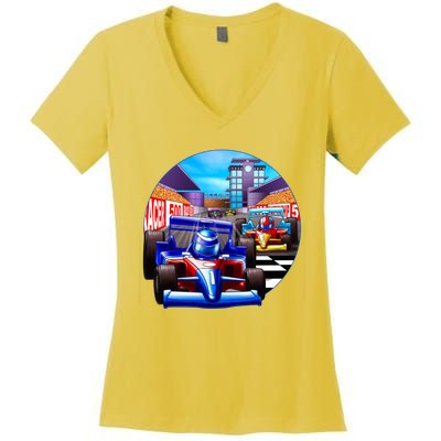 Let's Ride Racing Women's V-Neck T-Shirt