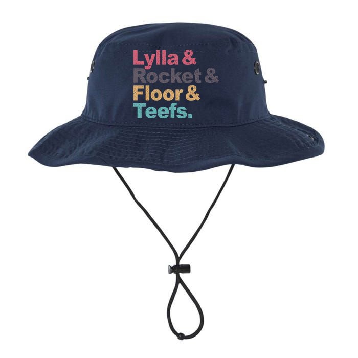 Lylla Rocket Raccoon Floor Teefs Vintage Retro Legacy Cool Fit Booney Bucket Hat