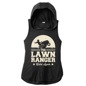 Lawn Ranger Rides Again Ladies PosiCharge Tri-Blend Wicking Draft Hoodie Tank