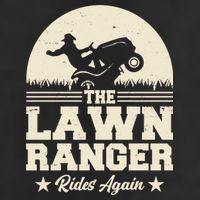 Lawn Ranger Rides Again 7 Panel Mesh Trucker Snapback Hat