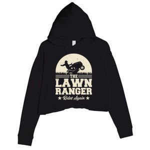 Lawn Ranger Rides Again Crop Fleece Hoodie