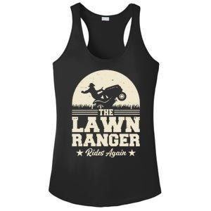 Lawn Ranger Rides Again Ladies PosiCharge Competitor Racerback Tank