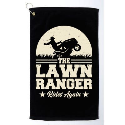 Lawn Ranger Rides Again Golf Towel
