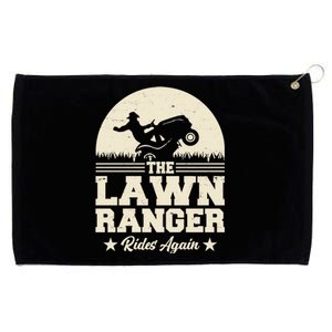 Lawn Ranger Rides Again Grommeted Golf Towel