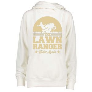 Lawn Ranger Rides Again Womens Funnel Neck Pullover Hood