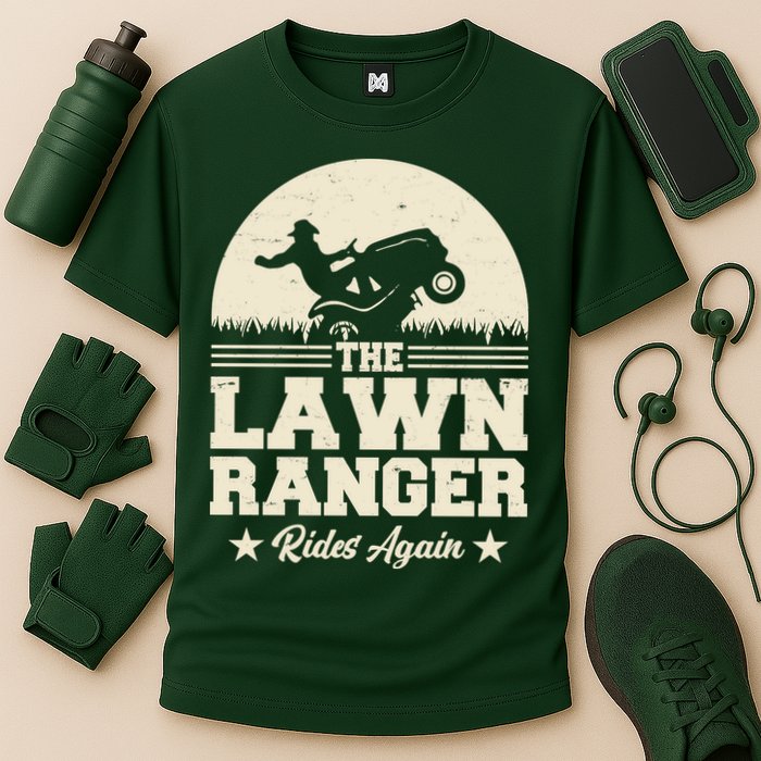 Lawn Ranger Rides Again Cooling Performance Crew T-Shirt