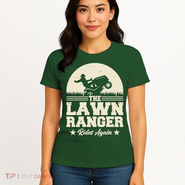 Lawn Ranger Rides Again Womens T-Shirt