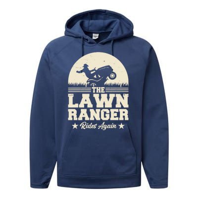 Lawn Ranger Rides Again Performance Fleece Hoodie