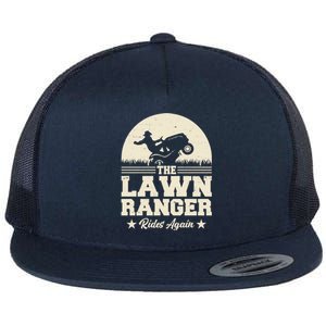 Lawn Ranger Rides Again Flat Bill Trucker Hat