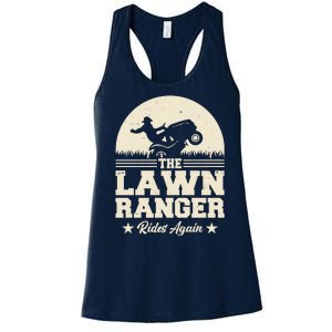 Lawn Ranger Rides Again Women's Racerback Tank