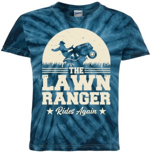 Lawn Ranger Rides Again Kids Tie-Dye T-Shirt