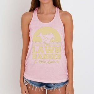 Lawn Ranger Rides Again Women's Knotted Racerback Tank