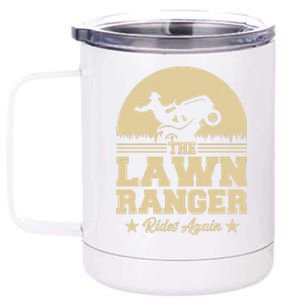 Lawn Ranger Rides Again 12 oz Stainless Steel Tumbler Cup