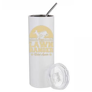 Lawn Ranger Rides Again Stainless Steel Tumbler