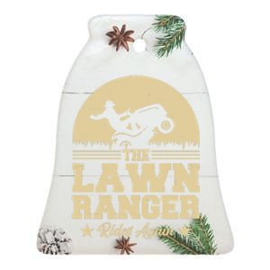 Lawn Ranger Rides Again Ceramic Bell Ornament