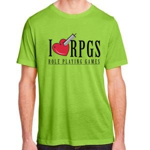 Love Rpg Role Playing Gamer Adult ChromaSoft Performance T-Shirt