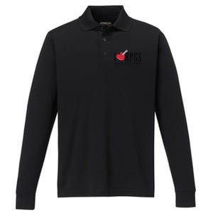 Love Rpg Role Playing Gamer Performance Long Sleeve Polo