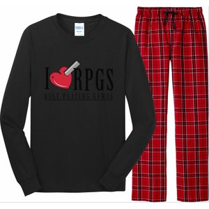 Love Rpg Role Playing Gamer Long Sleeve Pajama Set