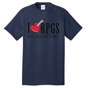 Love Rpg Role Playing Gamer Tall T-Shirt