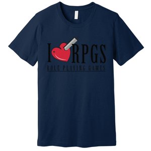 Love Rpg Role Playing Gamer Premium T-Shirt