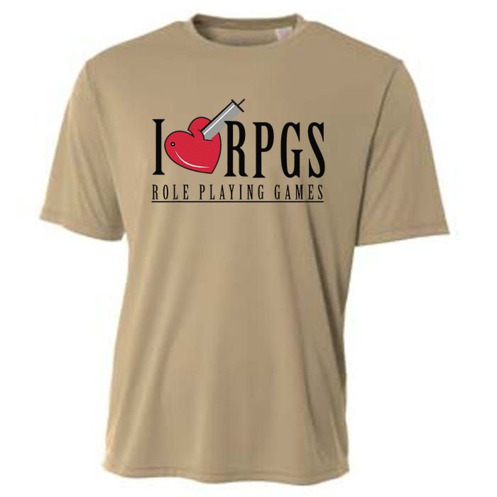 Love Rpg Role Playing Gamer Cooling Performance Crew T-Shirt