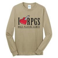 Love Rpg Role Playing Gamer Tall Long Sleeve T-Shirt