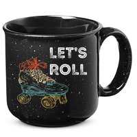 Let's Roll Roller Skating Roller Skater Skating Rink 15oz Campfire Ceramic Mug