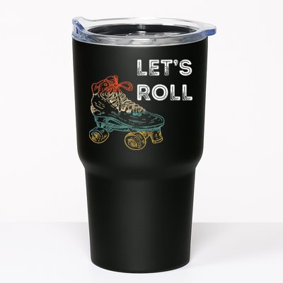 Let's Roll Roller Skating Roller Skater Skating Rink Tumbler