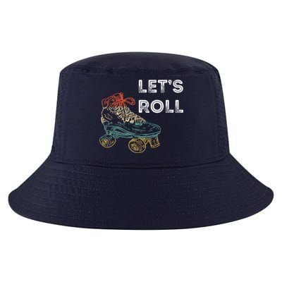 Let's Roll Roller Skating Roller Skater Skating Rink Cool Comfort Performance Bucket Hat