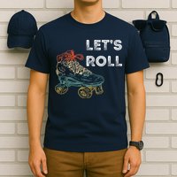 Let's Roll Roller Skating Roller Skater Skating Rink T-Shirt