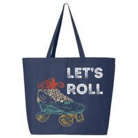 Let's Roll Roller Skating Roller Skater Skating Rink 25L Jumbo Tote