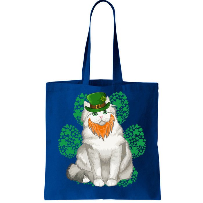 Leprechaun Ragamuffin St Patricks Day Shamrock Paw Cute Gift Tote Bag