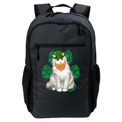 Leprechaun Ragamuffin St Patricks Day Shamrock Paw Cute Gift Daily Commute Backpack