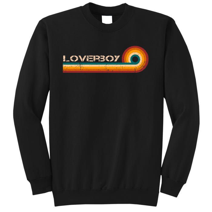 L.O.V.E.R.B.O.Y Retro Stripes Musician Vintage Sweatshirt