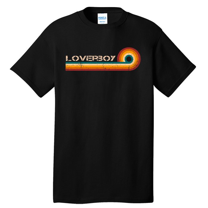 L.O.V.E.R.B.O.Y Retro Stripes Musician Vintage Tall T-Shirt