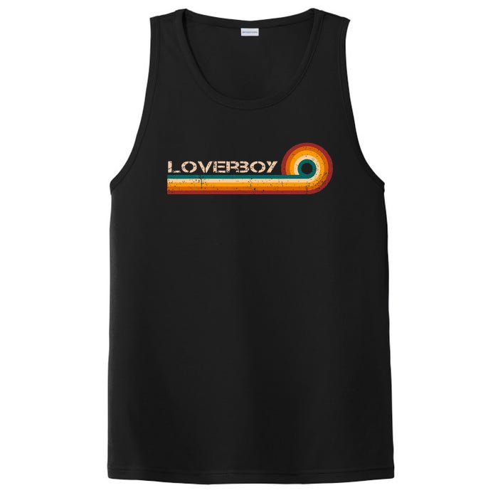 L.O.V.E.R.B.O.Y Retro Stripes Musician Vintage PosiCharge Competitor Tank