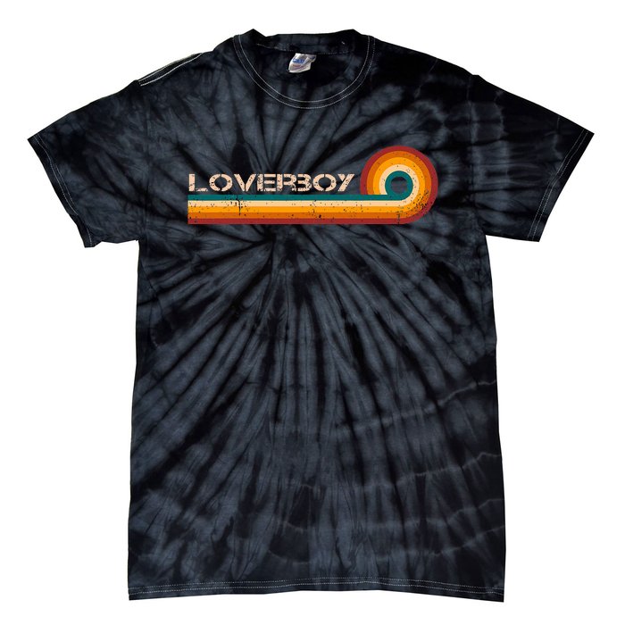 L.O.V.E.R.B.O.Y Retro Stripes Musician Vintage Tie-Dye T-Shirt