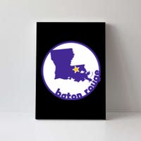 Louisiana Red Stick Baton Rouge Canvas