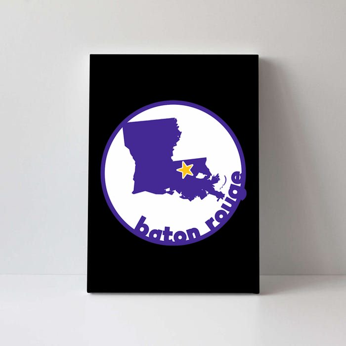 Louisiana Red Stick Baton Rouge Canvas