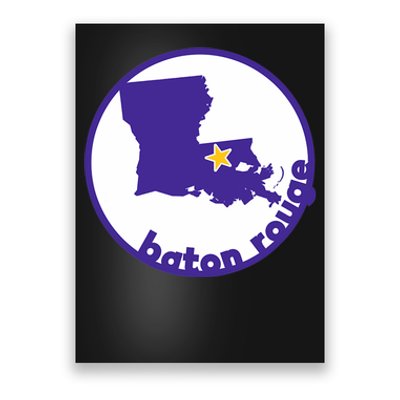 Louisiana Red Stick Baton Rouge Poster