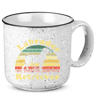 Labrador Retriever Sunset Vintage - Labrador Retriever 15oz Campfire Ceramic Mug