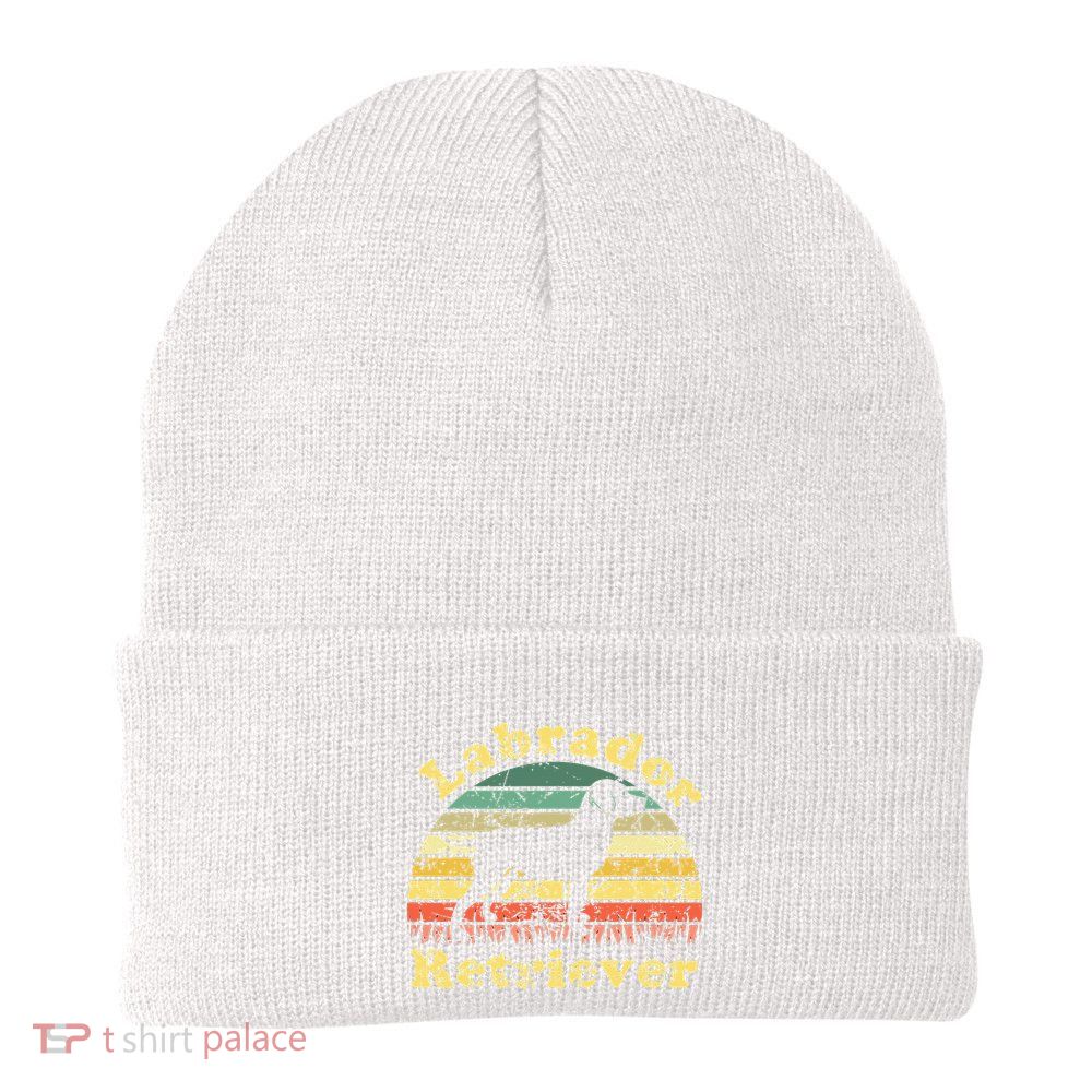Labrador Retriever Sunset Vintage - Labrador Retriever Beanie