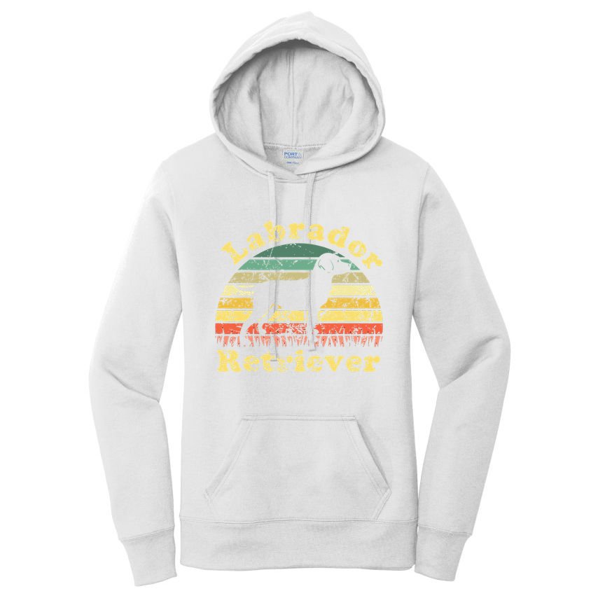 Labrador Retriever Sunset Vintage - Labrador Retriever Women's Pullover Hoodie