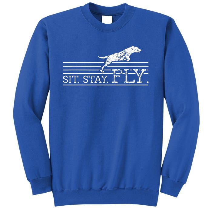 Labrador Retriever Sit Stay Fly Dock Diving Dog Breeder Sweatshirt