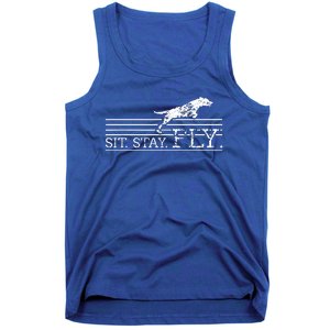 Labrador Retriever Sit Stay Fly Dock Diving Dog Breeder Tank Top