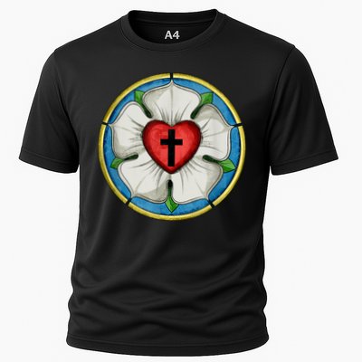 LUTHER ROSE SEAL LUTHERAN SYMBOL CHRISTIAN CROSS Performance Shirt