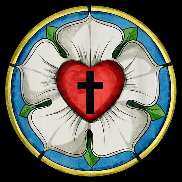 LUTHER ROSE SEAL LUTHERAN SYMBOL CHRISTIAN CROSS Cooling Performance Crew T-Shirt