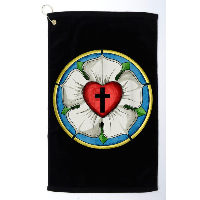 LUTHER ROSE SEAL LUTHERAN SYMBOL CHRISTIAN CROSS Golf Towel