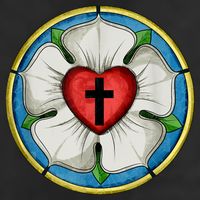LUTHER ROSE SEAL LUTHERAN SYMBOL CHRISTIAN CROSS Golf Towel